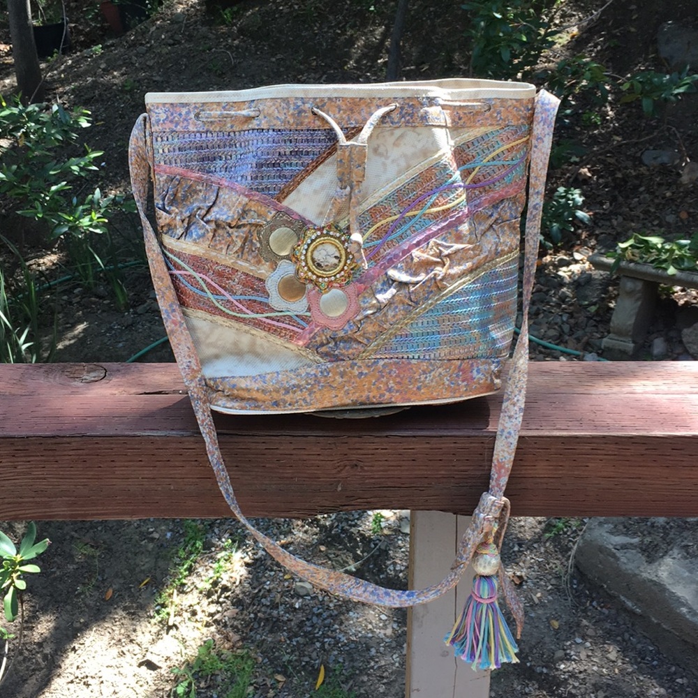Large rectangular crossbody C. Fiori Handbag